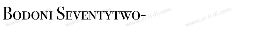 Bodoni Seventytwo字体转换 Bodoni Seventytwo字体转换